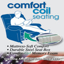 Como - 3 Piece Italian Leather Match Reclining Sectional