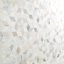 Arabescato Venato White Cube 11.73"x13.47" Honed Marble Mesh Mounted Mosaic Tile - MSI Collection