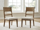 Cabalynn Traditional Dining Chair Set, 2 Chairs, Brown