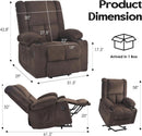 Power Lift Recliner Chair With Massage And Heat For Elderly