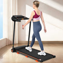Treadmills for Home, 2.5HP Quiet Folding Treadmill with Heart Rate Sensor,  300lbs Weight Capacity, 7.5MPH, Incline Treadmill With USB Charge Station For Android & Bluetooth Speaker, 6 Shock-Absorbing