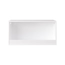 Open Toy Storage Box For Kids, Organizer Bin For Plush Toys, Books - White
