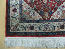 2' X 3' Handmade Chinese Floral Oriental Silk Rug Carpet Nice Red