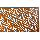 Outdoor & Indoor Privacy Screen Metal Privacy Screen 76' H×48' W, Freestanding Decorative Privacy Screen for Deck Balcony Patio, Privacy Fence Panels for Outside Lawn Garden PS120 BROWN