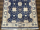 Blue and Beige Indian Rug, Indo Persian Carpet