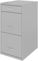 Space Solutions 18In Deep File Cabinet Arctic Silver
