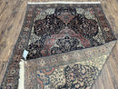 Antique Persian Sarouk Farahan Rug 4x7, Collectible Persian Carpet
