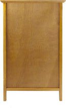 Studio File Cabinet Honey Finish With Three Drawers