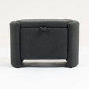 Mid Century Modern Accent Chair with Wood Frame, Upholstered Living Room Chairs with Waist Cushion, Reading Armchair for Bedroom Sunroom