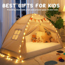 Golden Beige Premium Toddler Canopy Bed Tent Privacy