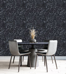 Leaves Contours Wallpaper