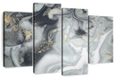 Swirly Fluid Abstract Wall Art