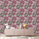 Elegant Pink Floral Wallpaper Tasteful