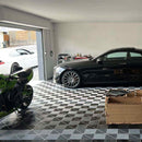 Garage Tile Ramp Edge for Interlocking PP Flooring - High End Polypropylene | 100% Recyclable | DECKO DURANTE (15.8" x 2.4" x 0.7")