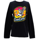 Crane Capital Long Sleeve Shirt | Black | Double Play Apparel & Engraving LLC