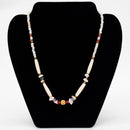 White Beaded Necklace |