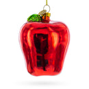New York City Big Apple Glass Christmas Ornament
