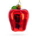 New York City Big Apple Glass Christmas Ornament