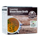Freeze Dried Bison Bone Broth | 15 Individual Serving Size Packets | 20+ Vitamins and Minerals | Straight Arrow Bison