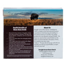 Freeze Dried Bison Bone Broth | 15 Individual Serving Size Packets | 20+ Vitamins and Minerals | Straight Arrow Bison