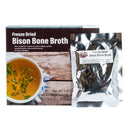 Freeze Dried Bison Bone Broth | 15 Individual Serving Size Packets | 20+ Vitamins and Minerals | Straight Arrow Bison