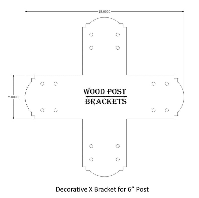 Crowned Brackets for 6x6 Dimensional Lumber