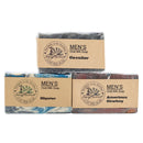 Men's Soap Bar Variety Pack | Set of 3 Bars | 3 oz | Swiftwind Soapery