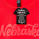 Nebraska Husker Puff Crewneck Sweatshirt | Red | Double Play Apparel & Engraving LLC