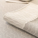 Herringbone Sofa Protector Cover, Non-Slip Couch Cover for Seat, Back & Arms