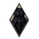 Cute Victorian Cat Portrait, Halloween Decor, Oil Painting Of A Gothic Victorian Cat, Halloween Wall Art, Canvas Textured Print