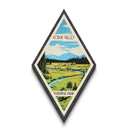 Kobuk Valley National Park Diamond Formed Travel Poster Canvas Artwork Print, Canvas Wall Art, Travel Gift, Alaska Travel Art