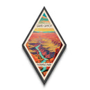 Grand Canyon National Park Diamond Shaped Adventure Print Canvas Art Print, Canvas Wall Art, Travel Gift, Arizona Travel Art