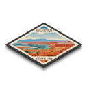 Retro Bryce Canyon National Park Travel Poster Art Canvas Texture Print, Travel Decor Art, Midcentury Modern Decor Utah Travel Art