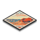 Retro Grand Canyon National Park Travel Poster Art Canvas Texture Print, Travel Decor Art, Midcentury Modern Decor Arizona Travel Art