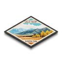 Great Basin National Park Diamond Shaped Travel Poster Art Canvas Art Print, Canvas Wall Art, Travel Gift, Nevada Travel Art