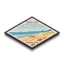 Indiana Dunes National Park Travel Poster Art Wall Art Texture Print, Travel Decor Art, Midcentury Modern Retro Decor Indiana Travel Art