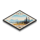 Kobuk Valley National Park Diamond Formed Travel Poster Art Canvas Art Print, Canvas Wall Art, Travel Gift, Alaska Travel Art