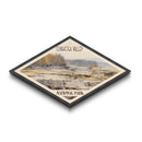 Cuyahoga Valley National Park Diamond Shaped Adventure Poster Canvas Art Print, Canvas Wall Art, Travel Present, Ohio Landscape