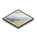 Kobuk Valley National Park Travel Poster Canvas Texture Print, Travel Decor, Midcentury Modern Retro Decor Alaska Landscape