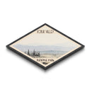 Kobuk Valley National Park Diamond-Shaped Travel Poster Canvas Art Print, Canvas Wall Art, Travel Gift, Alaska Landscape