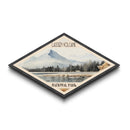 Lassen Volcanic National Park Adventure Print Wall Art Texture Print, Travel Decor, Midcentury Modern Retro Decor California Landscape