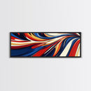 The Spiral - Framed Canvas Print - Midcentury Modern Home Decor