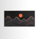 Retro Abstract Art, Art Deco Style, Atomic Age Inspired Wall Art, Pueblo Style Southwestern Art