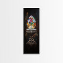 Faceted Crystal on Pedestal Canvas Print Gemstone Painting Sacred Geometry Art Original Artwork Above Couch Decor