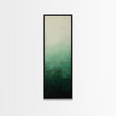 Sage Green Ombre Framed Canvas Print Minimalist Abstract Art Vertical Wall Decor Modern Green Wall Art Bedroom Accent Piece