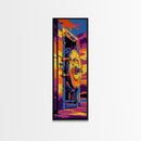 Bank Vault, Abstract Industrial Art, Bold Metal Print, Dramatic Surreal Decor, Unique Office Wall Art, Framed Canvas Print