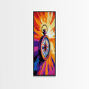 Compass Glow, Adventure Art, Nautical Decor, Travel Inspiration, Office Wall Art, Abstract Style, Canvas Print, Unique Gift