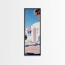 Modern Desert Home, Pink Aesthetic, Minimalist Wall Art, Framed Canvas Print, Southwestern Decor, Boho Art, Living Room Wall Art