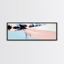 Glacier Reflection, Icy Landscape, Winter Art, Framed Canvas Print, Nordic Wall Art, Minimalist Nature, Serene Mountain Decor, Bedroom Art