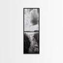 Marsh Trail, Nature Path, Quiet Wetland Scene, Canvas Print, Entryway Wall Art, Rustic Decor, Neutral Color Palette, Modern Nature Style